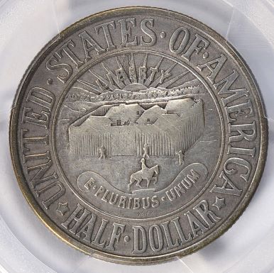 PCGS-XF-45-York-Half-Dollar---But-It's-Cleaned!